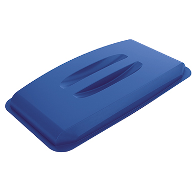 DURABLE Abfalleimer DURABIN VEH2012027 60l grau +Deckel bl