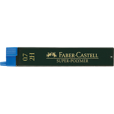 Faber-Castell Feinmine SUPER POLYMER 120712 2H 0,7mm 12 St./Pack