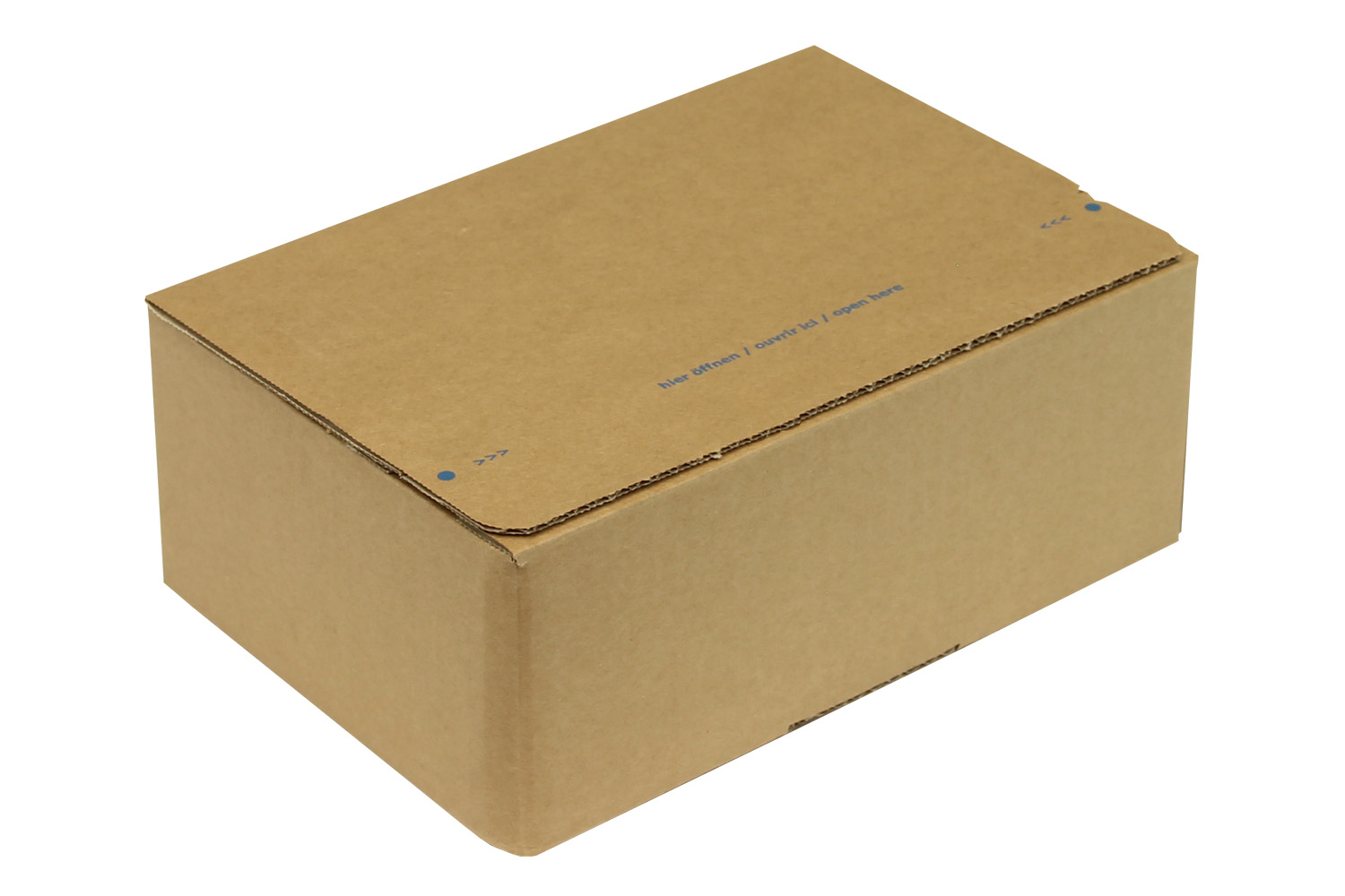 Automatikkarton mit SK-Verschluss, braun, Qual. 1.20, DIN A5 | 230 x 160 x 80 mm (L x B x H) Innenmaß | VE = 20 Stk.