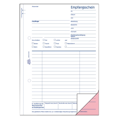 Avery Zweckform Lieferschein 726 DIN A5 2x50Blatt