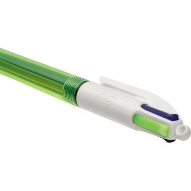 BIC Mehrfarbkugelschreiber 4Colours Fluo 982868 bl/sw/rt/neon.ge