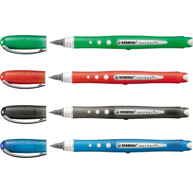 STABILO Rollerball worker colorful 2019/46 0,5mm Kappenmodell sw