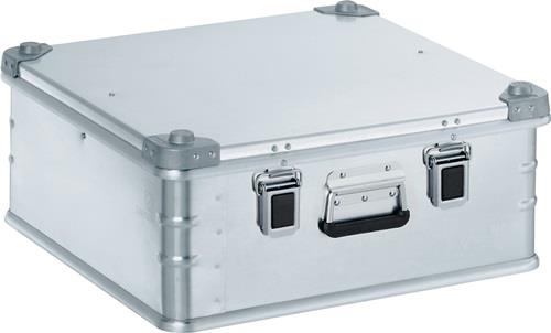 Aluminiumbox L600xB600xH250mm 67l m.Klappverschluss u.Alu-Stapelecken || VE = 1 ST
