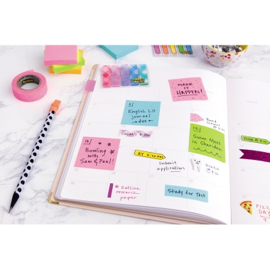 Post-it Haftnotizwürfel 2028B 76x45x76mm 450Blatt pastellblau
