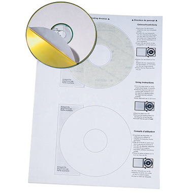 Soennecken CD/DVD Etikett 5770 116mm weiß 200 St./Pack.