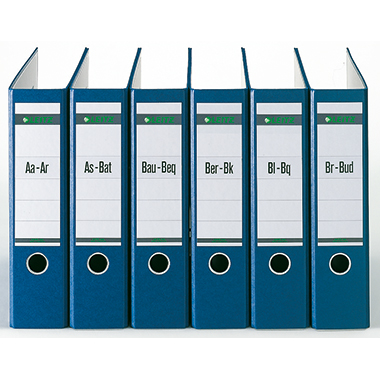 Leitz Registerserie 13120085 DIN A4 A-Z für 12Ordner Tauenpapier grau