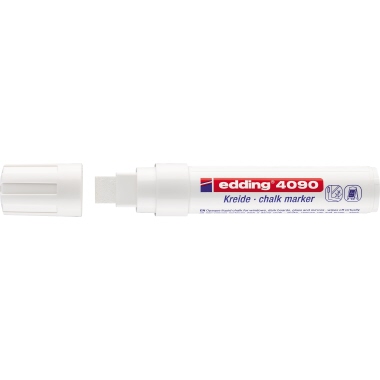 edding Kreidemarker 4090 4-4090049 4-15mm Keilspitze weiß