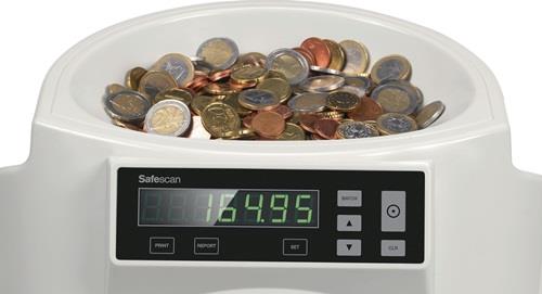 Münzzähler u.-Sortierer m.Abhülsvorrichtung SAFESCAN || VE = 1 ST