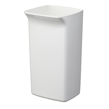 DURABLE Abfalleimer DURABIN FLIP VEH2013002 36,6x74,7x32cm weiß/grau