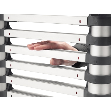 Hailo Sicherheits-Teleskopleiter FlexLine T80 11 Sprossen