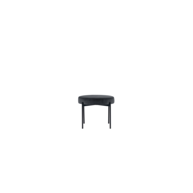 Paperflow Hocker GAIA GBRV.01.11 rund Samt sw/an