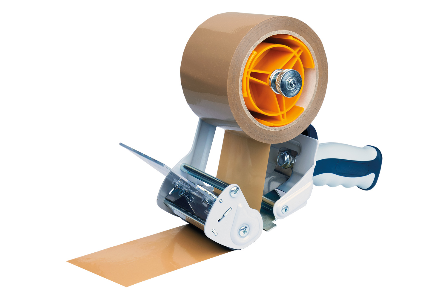 Premium-Handabroller 75 | 75 mm breit, 76 mm Ø mit Sicherheitszahnmesser |