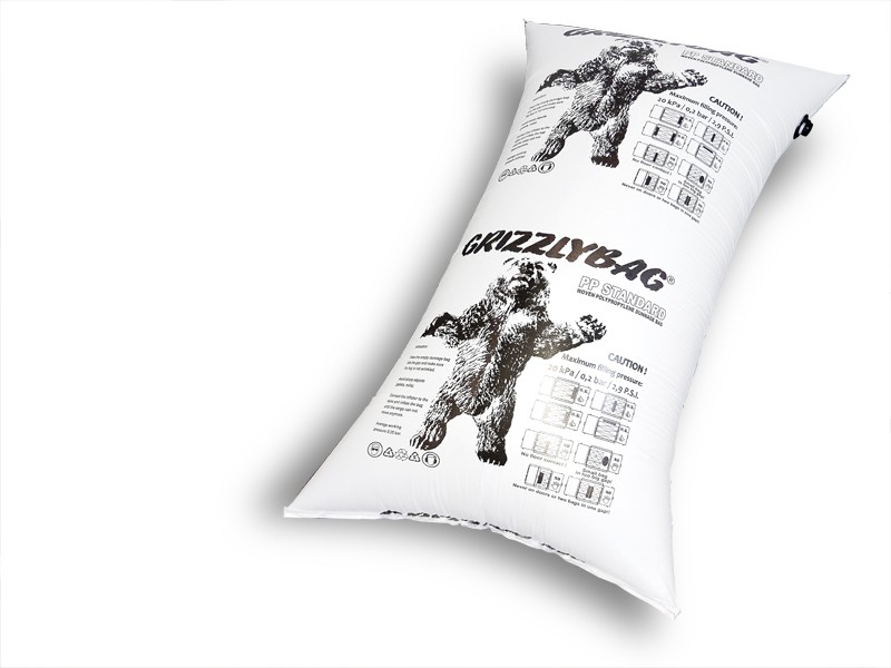 Stausack aus PP-Gewebe, Seitenbefüllung | 900 x 1800 mm (B x L), Zwischenraum: max. 400 mm | VE = 25 Stk.