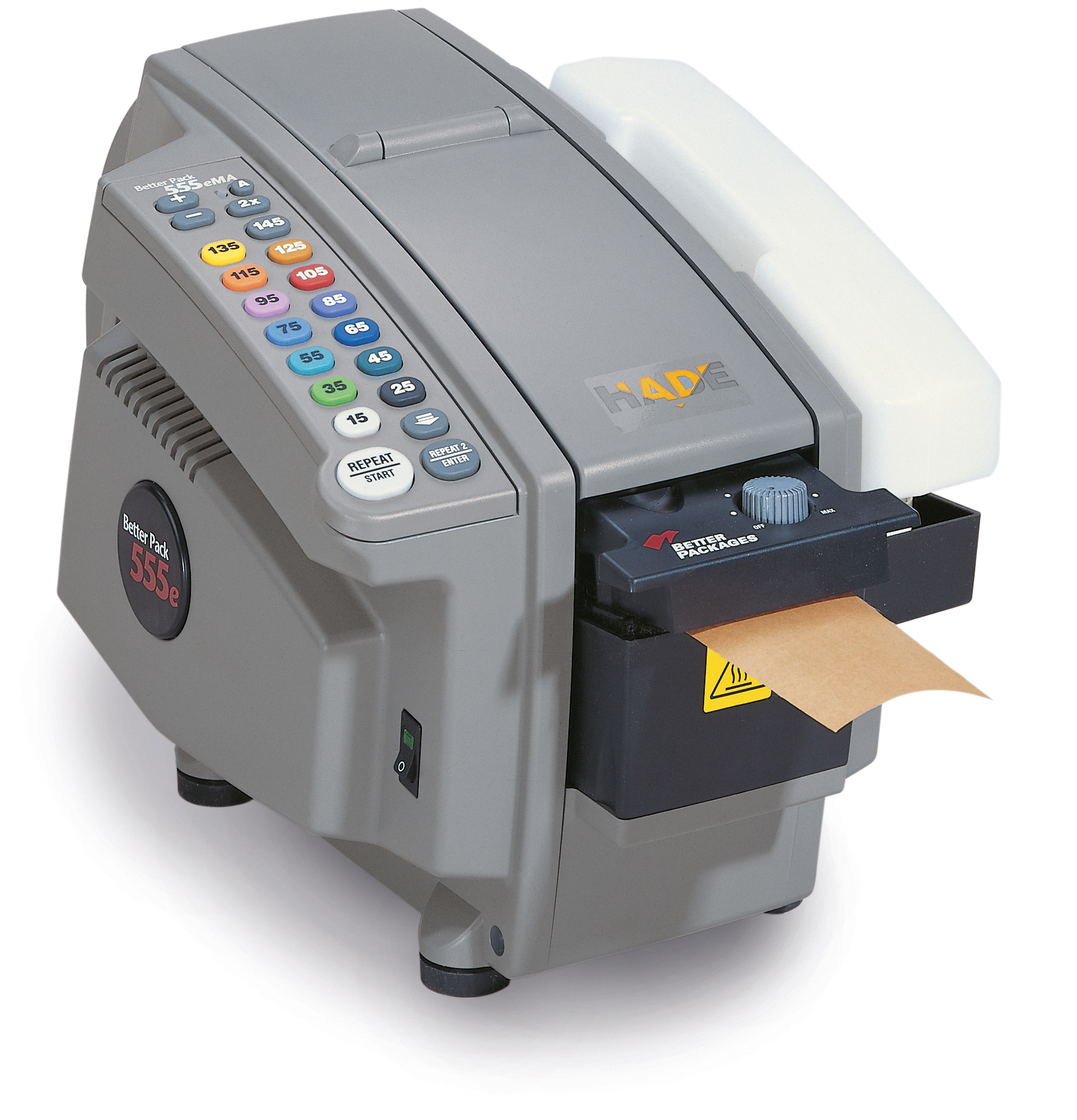 Nassklebebandspender Vario 555 | Für verstärktes und unverstärktes Nassklebeband von 40–100 mm Breite |