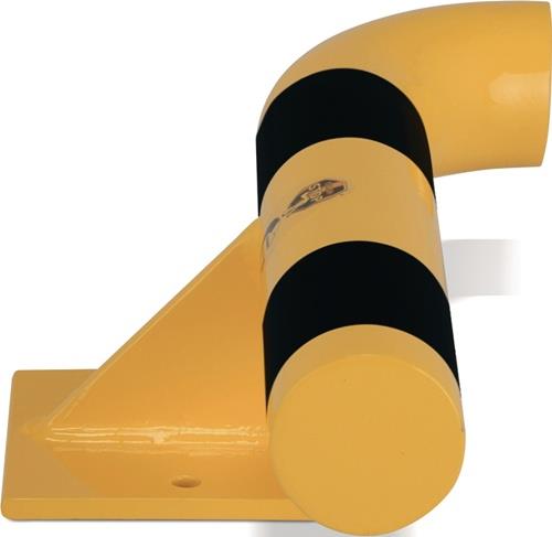 Anfahrschutz H140xL500mm schwarz/gelb STA z.Schutz 90Grad Innenecke re.DANCOP || VE = 1 ST