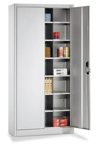 Fächerschrank H1950xB930xT400mm m.Sockel Anz.Fächer 21 lichtgrau/lichtgrau C+P || VE = 1 ST