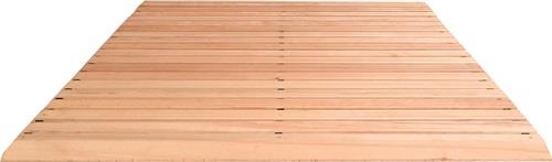 Holzlaufrost B1500xS35mm Buche natur m.Auffahrk.u.Abschr.Preis p.lfd.m MILTEX || VE = 1 MT