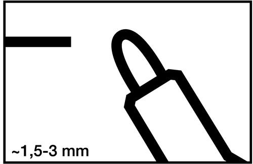 Boardmarker 250 schwarz/rot/blau/grün Strich-B.1,5-3mm Rundspitze EDDING || VE = 1 ST