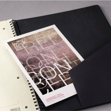 SIGEL Collegeblock Conceptum CO820 Hardcover A4 kariert 80g sw