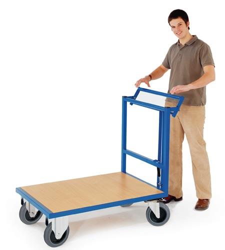 Plattformwagen Ladeflächen L1000xB700mm STA enzianblau Trgf.500kg || VE = 1 ST
