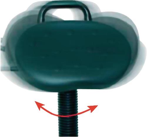 Stehhilfe Integralschaum Sitz-H.645-825mm STA schwarz Lotz || VE = 1 ST