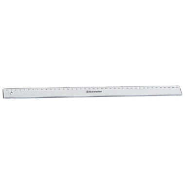 Soennecken Lineal 1826 50cm Kunststoff transparent