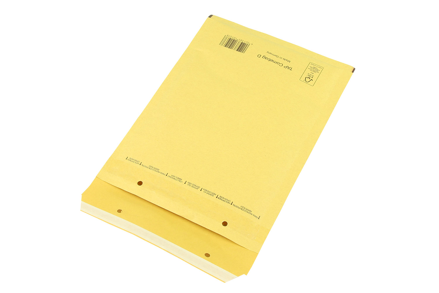 Luftpolster-Versandtasche, braun, SK-Verschluss, DIN C5 | 180 x 265 mm (Offene Seite x L) | VE = 100 Stk.