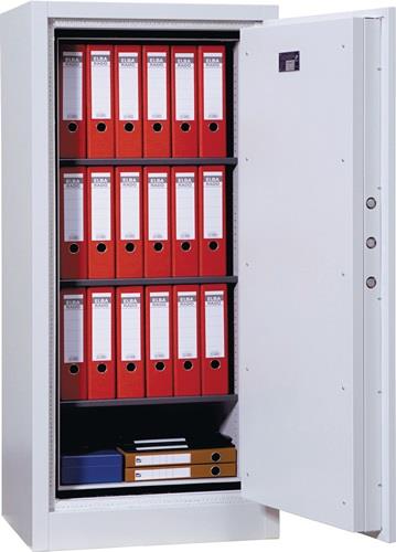 Dokumentenschrank H1500xB700xT550mm 1 Tür ,3 Fachböden Anz.Ordner 18+250mm || VE = 1 ST