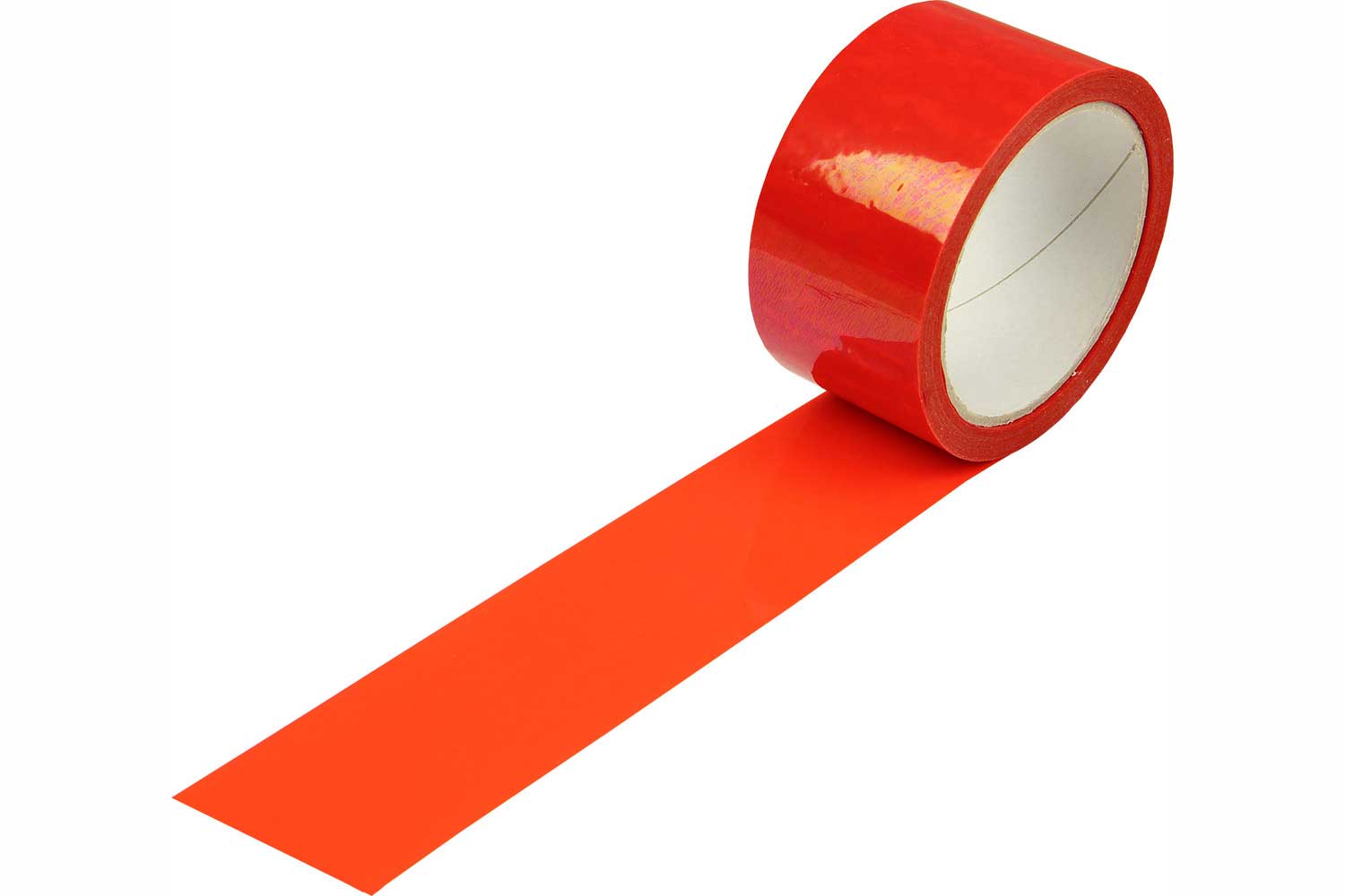 PET-Sicherheitssiegelband, rot, 49 µ | 50 mm x 50 lfm. | VE = 36 Stk.
