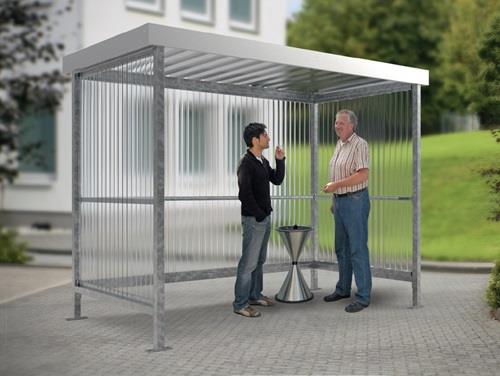 Unterstand H2360xB2960xT1550mm STA verz.verz.Well-Polycarbonat WSM || VE = 1 ST