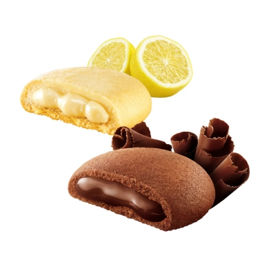 Hellma Gebäck Crisp & Creamy Mix 70103912 Lemon/Choco 200St.