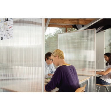 magnetoplan Raumteiler 110388 100x180x50cm transparent