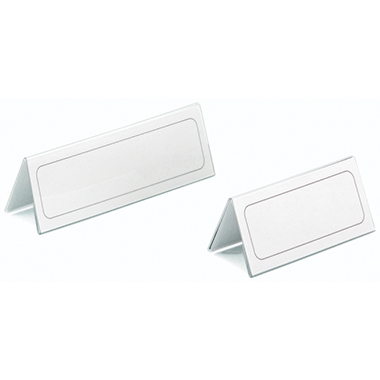 DURABLE Tischnamensschild 805119 100x52/104mm tr 25 St./Pack.