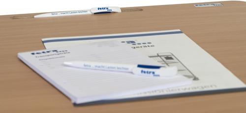 Rollpult 5835 Tragkraft 100kg lichtgrau RAL 7035/blau Ladefläche 500x600mm FETRA || VE = 1 ST