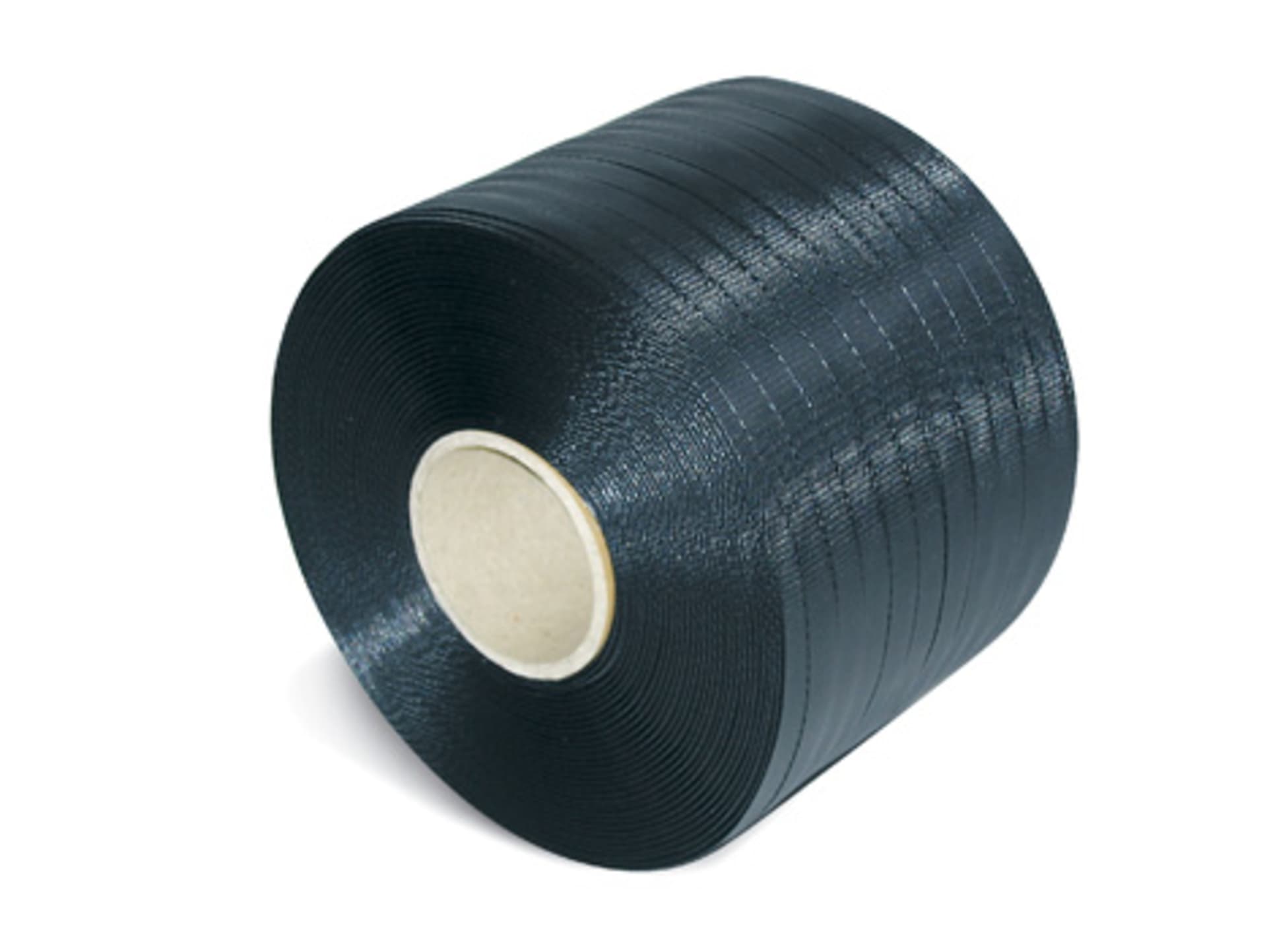 PP-Umreifungsband Kleinrolle, schwarz, 175 kp | 12,7 mm x 600 lfm., Stärke: 0,65 mm |
