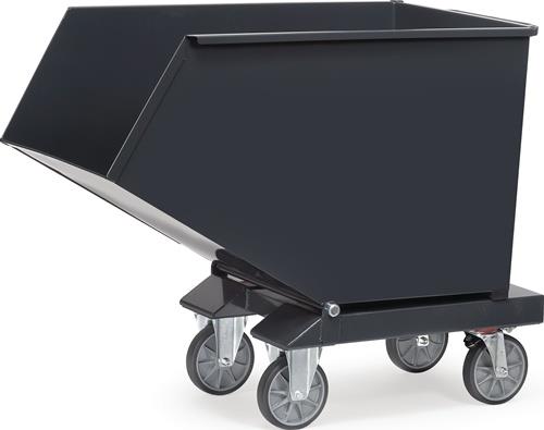 Muldenkipper Inh.450l L1374xB730xH1072mm grau m.Ablasshahn FETRA || VE = 1 ST