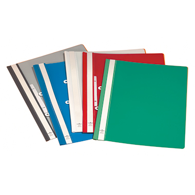 DURABLE Einhängehefter 258003 A4 kaufm. Heftung Hartfolie rt
