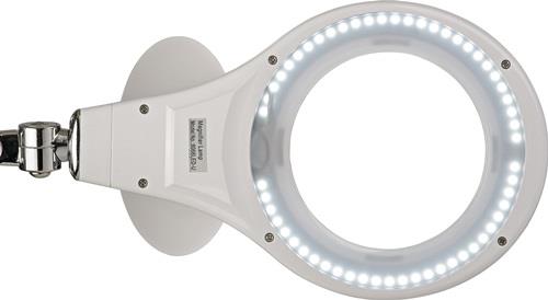 LED-Lupenleuchte Glaslinse 127mm (5 Zoll) Tischklemme schwarz || VE = 1 ST