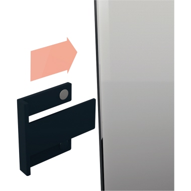 SIGEL Stifteköcher S GL801 75x94x51mm Kunststoff anthrazit
