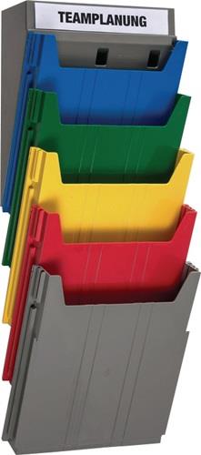 Auftragstasche PVC m.Umbug-Verschweißung DIN A4 blau EICHNER || VE = 10 ST