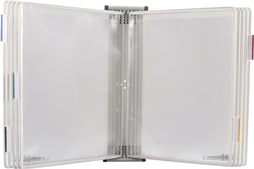 Wandhalter 10 Sichttafeln weiß lackiertf.A4 TARIFOLD || VE = 1 ST