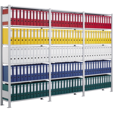 SCHULTE Regal MULTIplus150 36043-S Grund 2.000x1.000x600mm MA sw/l.gr