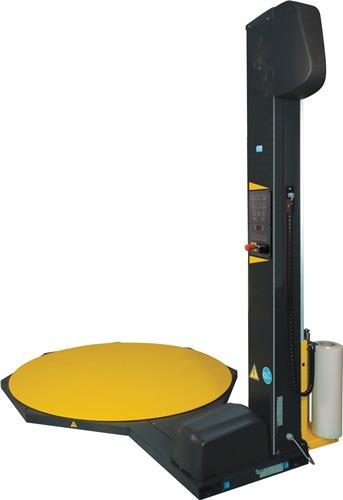 Stretchmaschine EM-15 HA grau/gelb Trgf.max.2400kg m.Auffahrrampe || VE = 1 ST