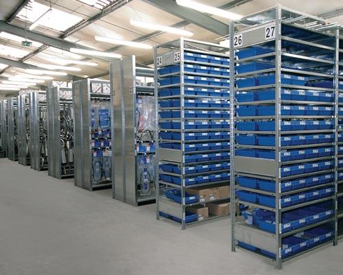 Steckregal H2000xB1300xT500mm Anbauregal 5 Stahlböden Trgf.150kg verz.SCHULTE || VE = 1 ST