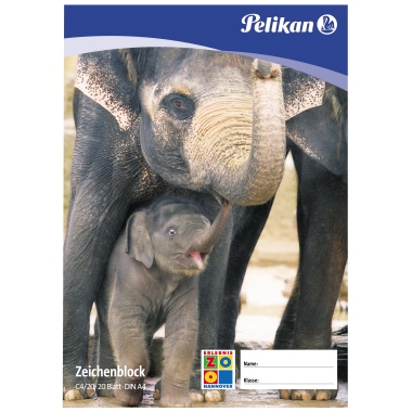 Pelikan Zeichenblock C4/20 224824 DIN A4 20Blatt