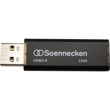 Soennecken USB-Stick 71618 3.0 32GB schwarz/silber