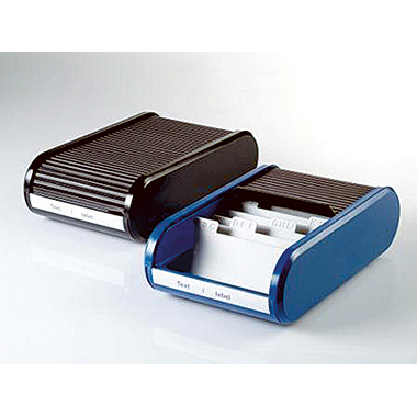 helit Visitenkartenbox the personal H6218093 max. 300Karten sw/bl