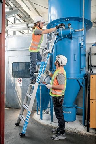 Teleskop-Kombileiter Multimaster 5 Alu.Stufen 5 max.Gesamtbelastung 150kg ZARGES || VE = 1 ST
