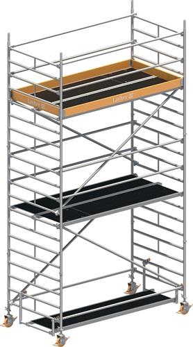 Fahrgerüst Uni Breit P2 Arbeits-B1500xL2850mm Alu.Gerüsthöhe 5430mm 2 kN/m² || VE = 1 ST