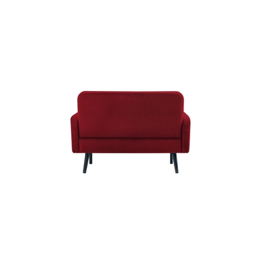 Paperflow Sofa LISBOA LC2PV.01.18 2Sitzer Samt sw/rt